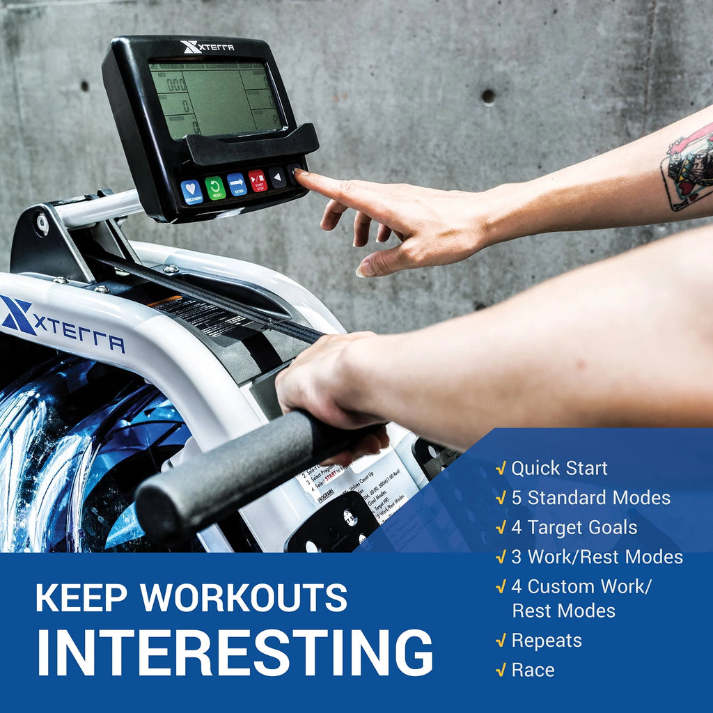 XTERRA Fitness ERG650W Water Rowing Machine I1052