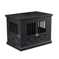 zoovilla Merry Products Triple Door Medium Dog Crate, Color White