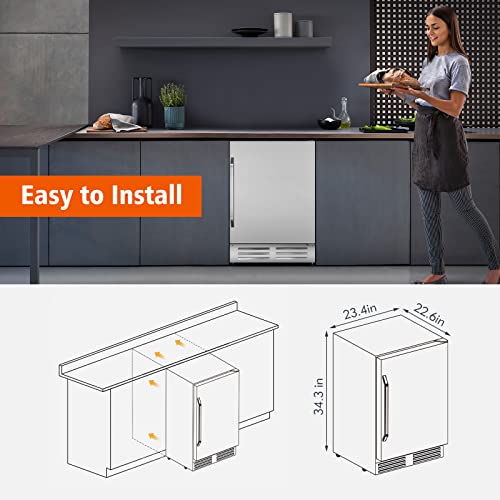 Electric Humidor Cabinet 35L with Digital LED Screen and Humidity Control C6096