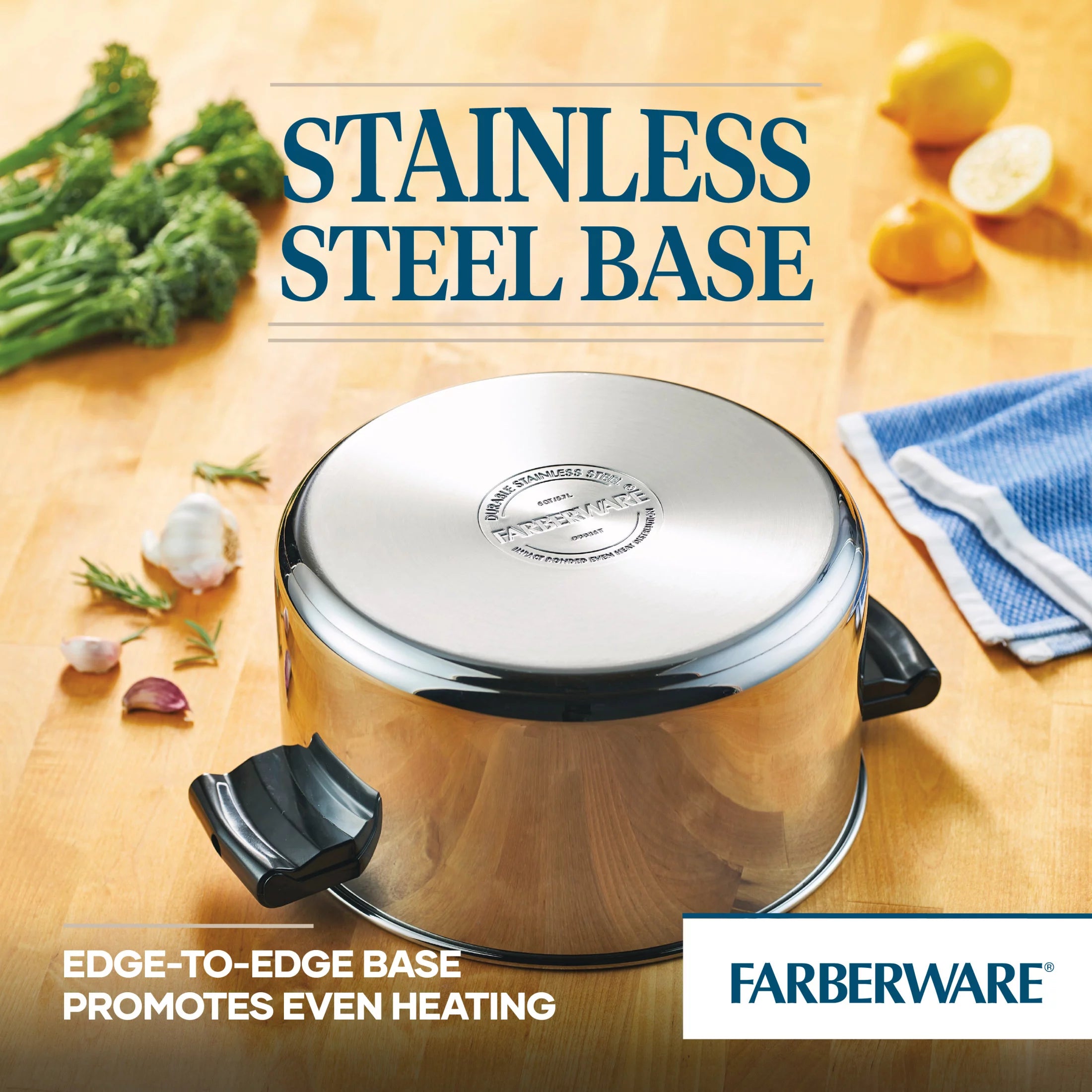 Farberware Classic 6 Quart Stainless Steel Saucepot F25317