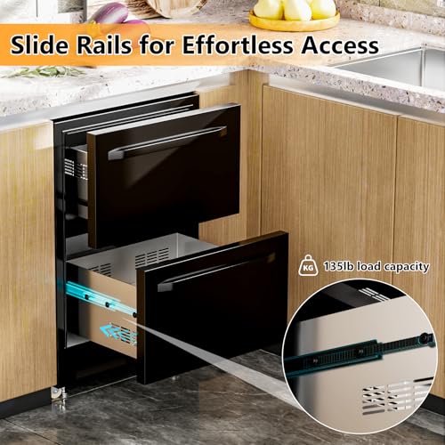 Electric Humidor Cabinet 35L with Digital LED Screen and Humidity Control C6096