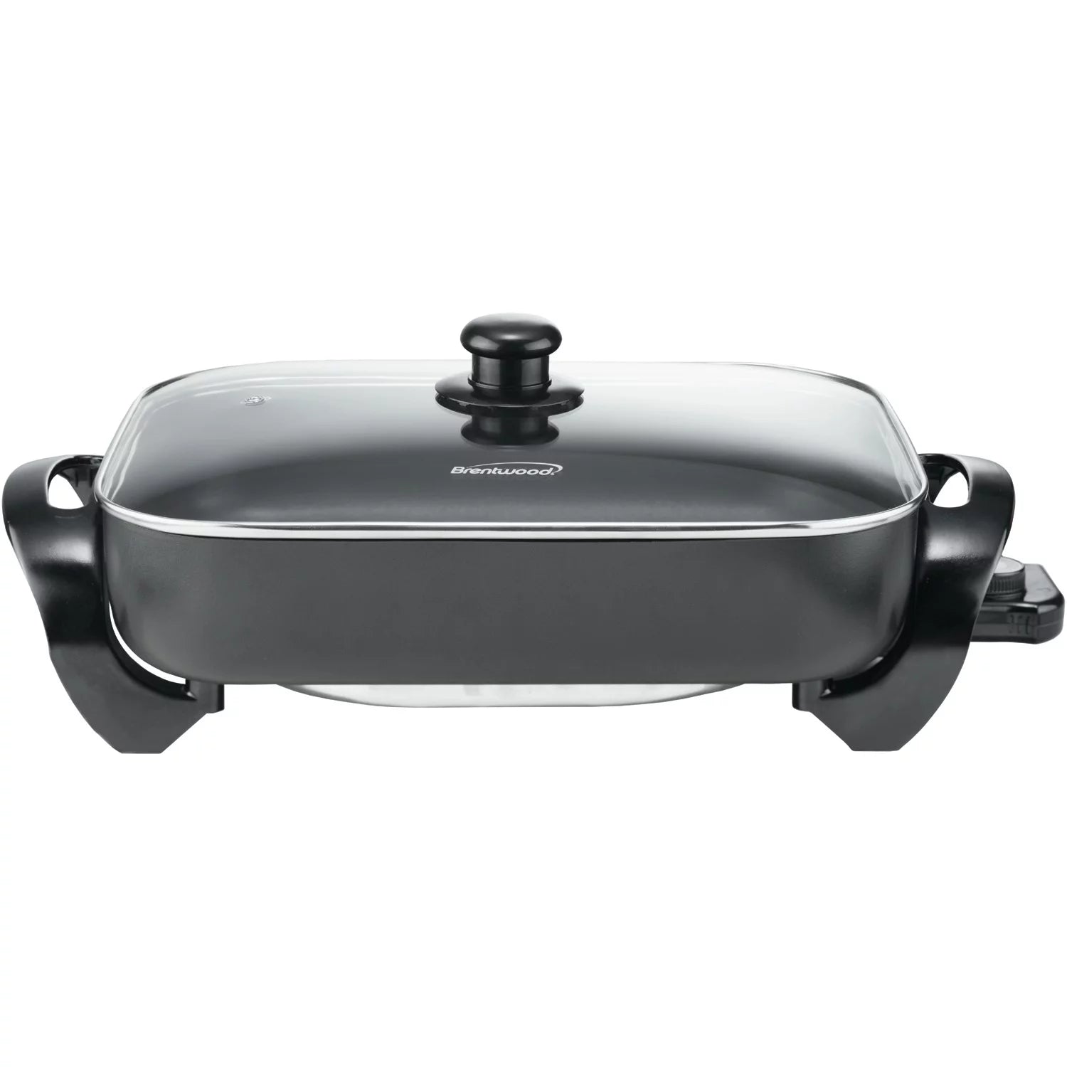 Brentwood 16" Electric Skillet with Glass Lid, Non-Stick Y166