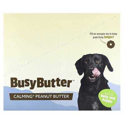 Pet Naturals Busybutter Calming Peanut Butter Dog Supplement, 1.5 oz, 6 count M2480