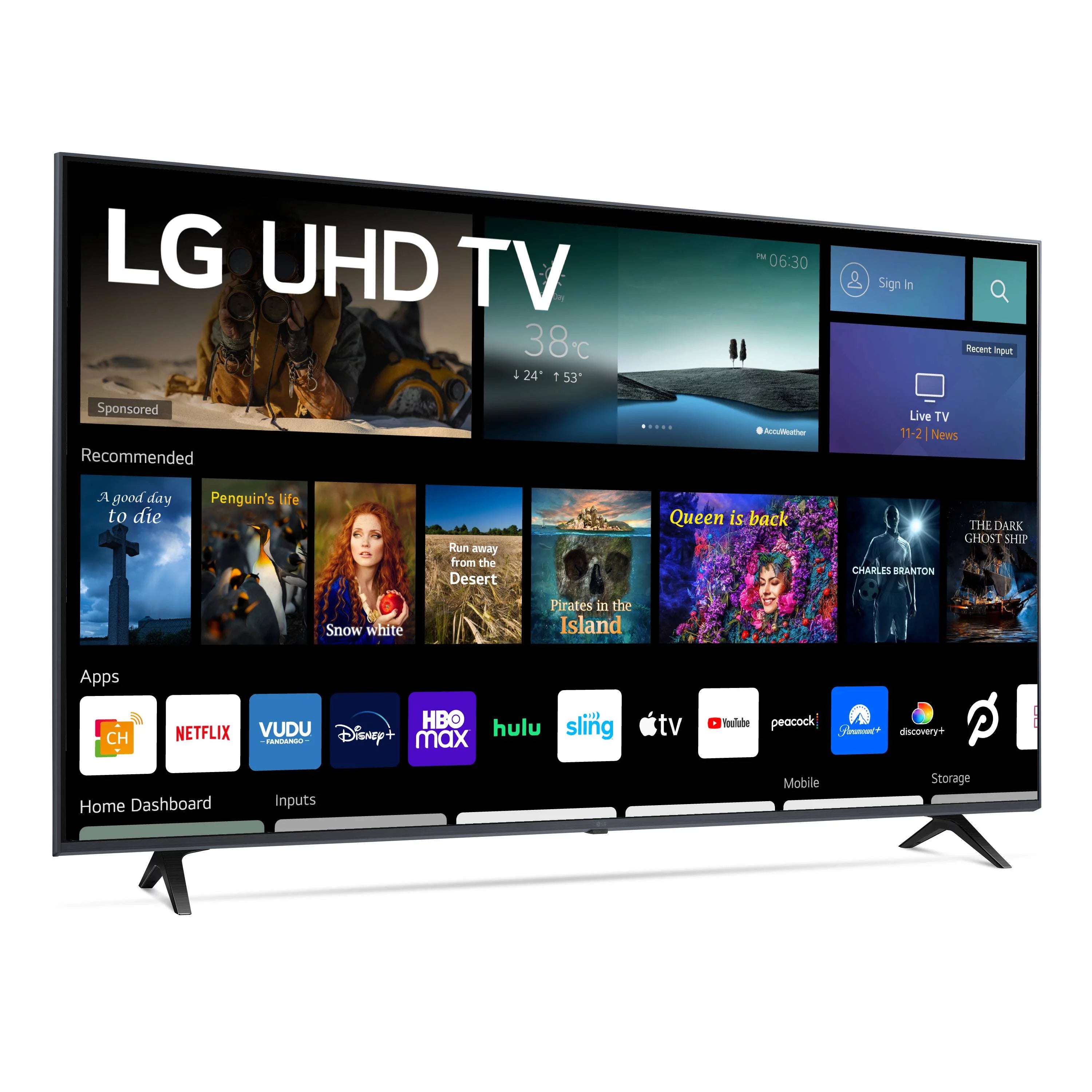 LG 65 4K UHD Smart TV webOS 65UQ7070ZUE O206