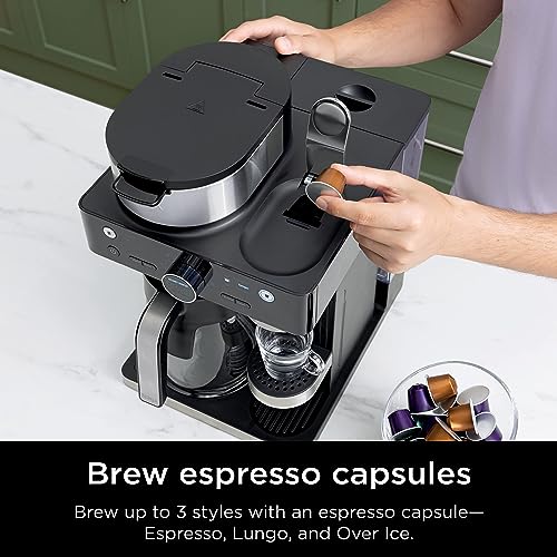 Ninja Espresso & Coffee Maker & Barista System, Black, CFN601 O20366