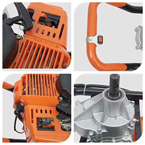 DYRABREST 52cc Gas Powered Earth Auger Post Hole Digger with 4/6/8 inch Bits K1897