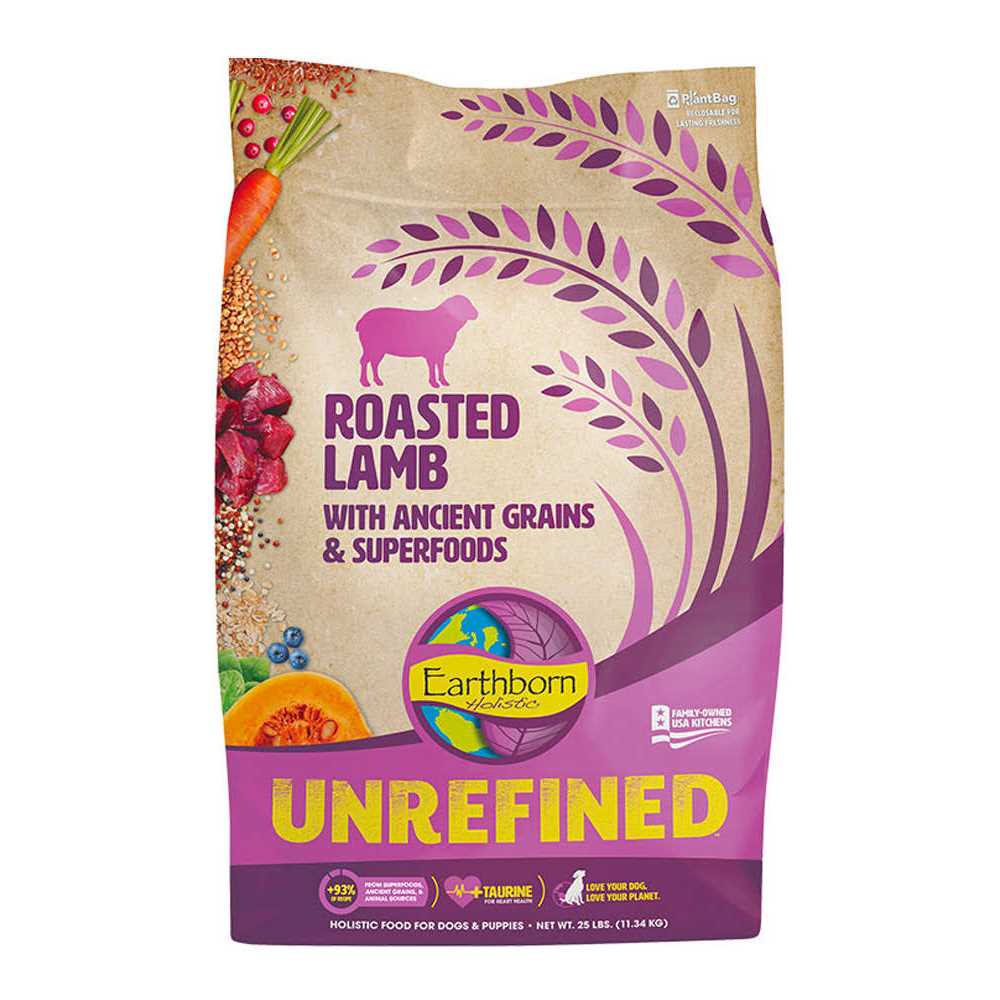 Earthborn Holistic Roasted Lamb with Ancient Grains Dry Dog Food P784