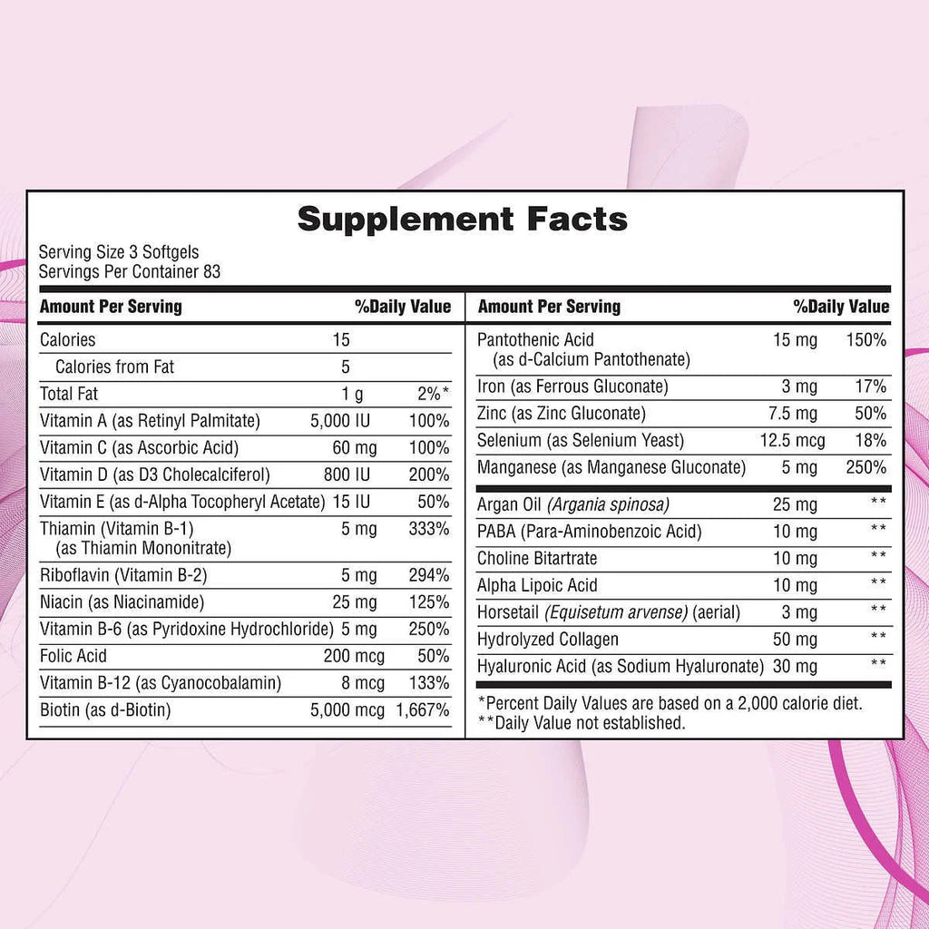 Nature's Bounty Hair, Skin and Nails, 250 Softgels R5966