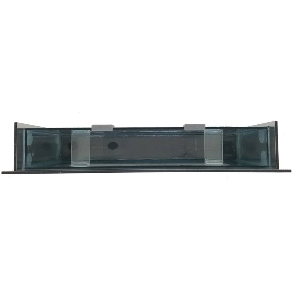 Aussie Aquariums 2.0 Wall Mounted Aquarium - Brushed Silver M270902