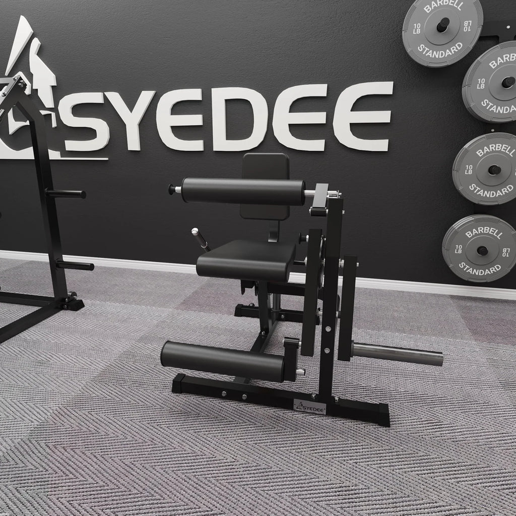 syedee Leg Extension and Curl Machine, Adjustable Home Gym Bench S5156