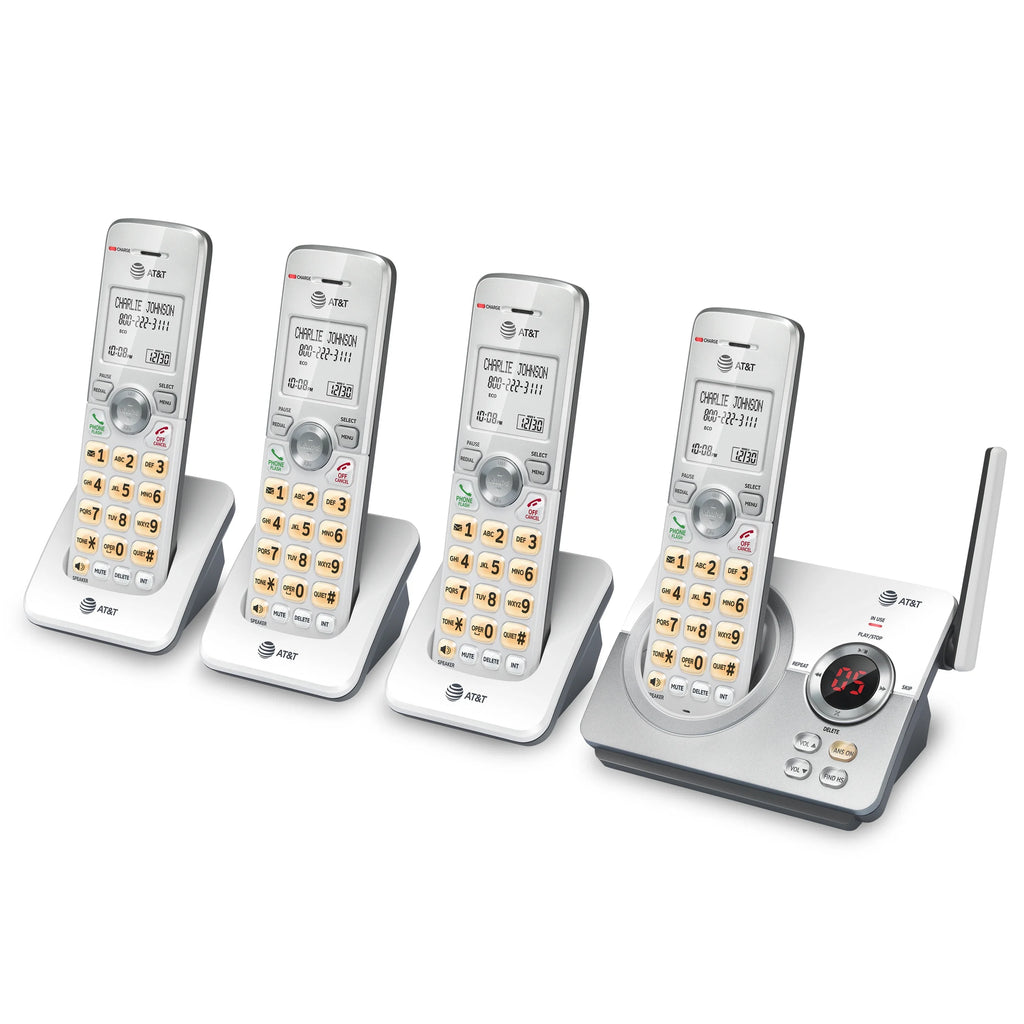 AT&T 4-Handset Cordless Phone with Answering System and Call Block, EL52429 I332155