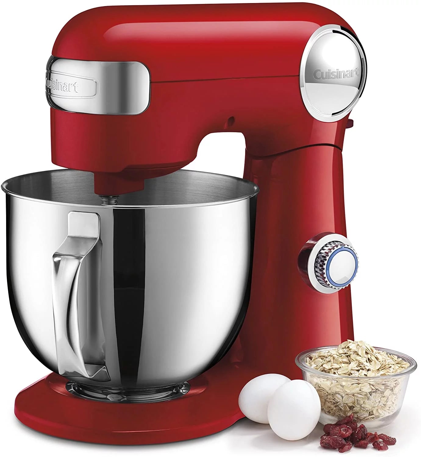 Cuisinart SM-50R 5.5-Quart Stand Mixer, Ruby Red E873