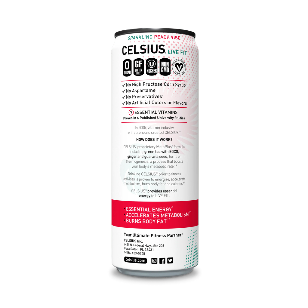 CELSIUS Sparkling Space Variety Pack, Functional Energy Drink, 12 fl oz, 12-Pack T823