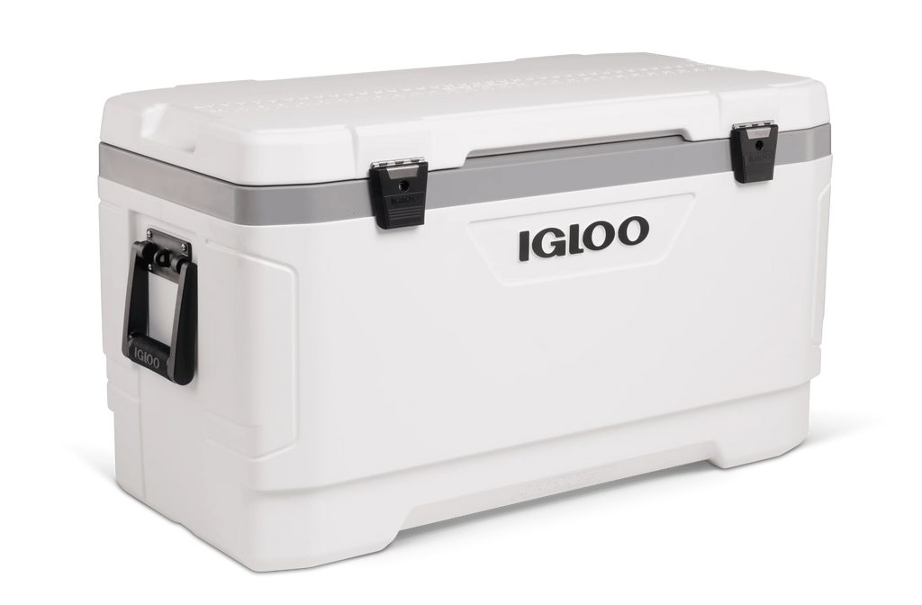 Igloo 100 QT Latitude Marine Ultra Hard-Sided Cooler, White and Moonscape X377341