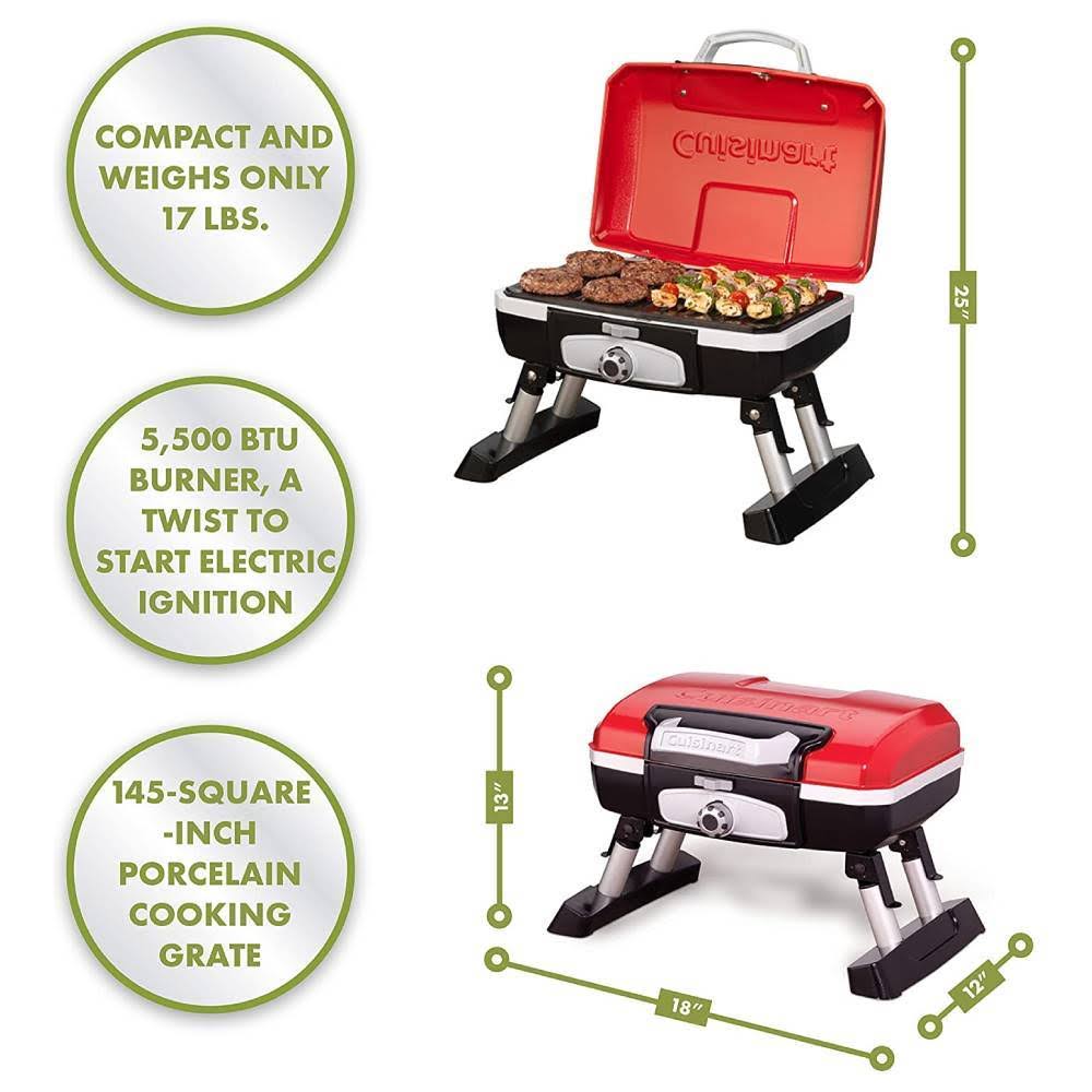 Cuisinart CGG-180TS Propane Gas Grill, Stainless Steel O601