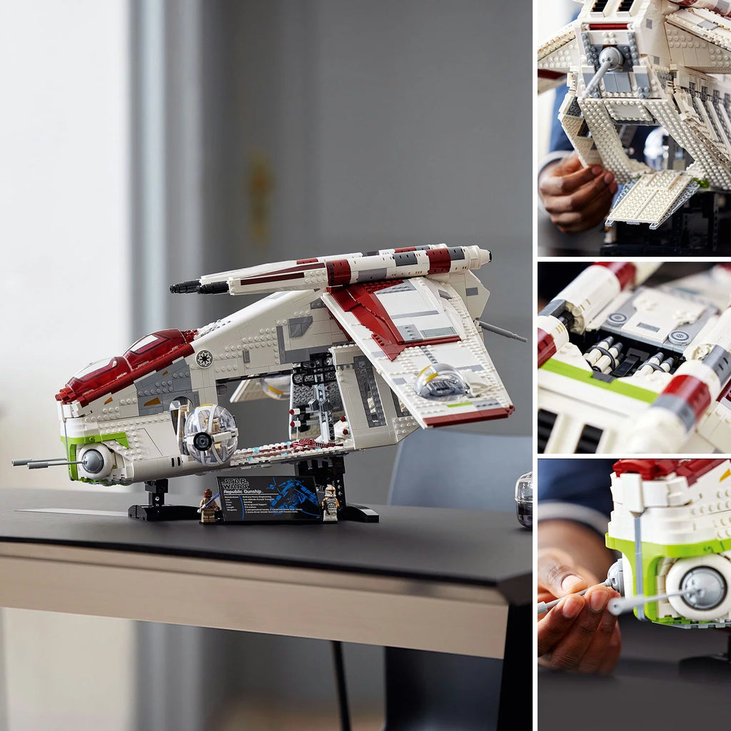 LEGO Star Wars Republic Gunship 75309 UCS Display Model Kit for Adults C981