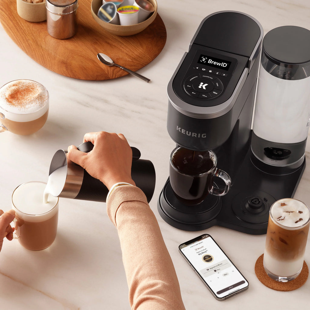 Keurig K-Cafe SMART Single Serve Coffee, Latte & Cappuccino Maker, Black H711