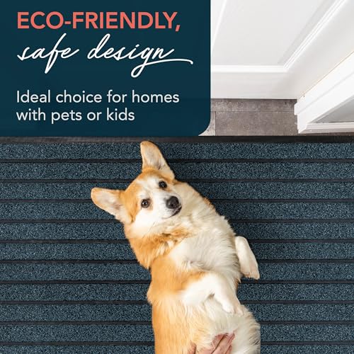 ubdyo Extra Durable Door Mat Non-Slip Outdoor Entrance 30" x 17" Bright Brown W5648