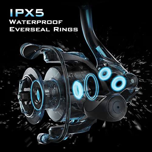KastKing Spartacus II Fishing Reel Spinning Reel 22LBs Max Drag 7+1 Stainless BB Saltwater Freshwater G54182