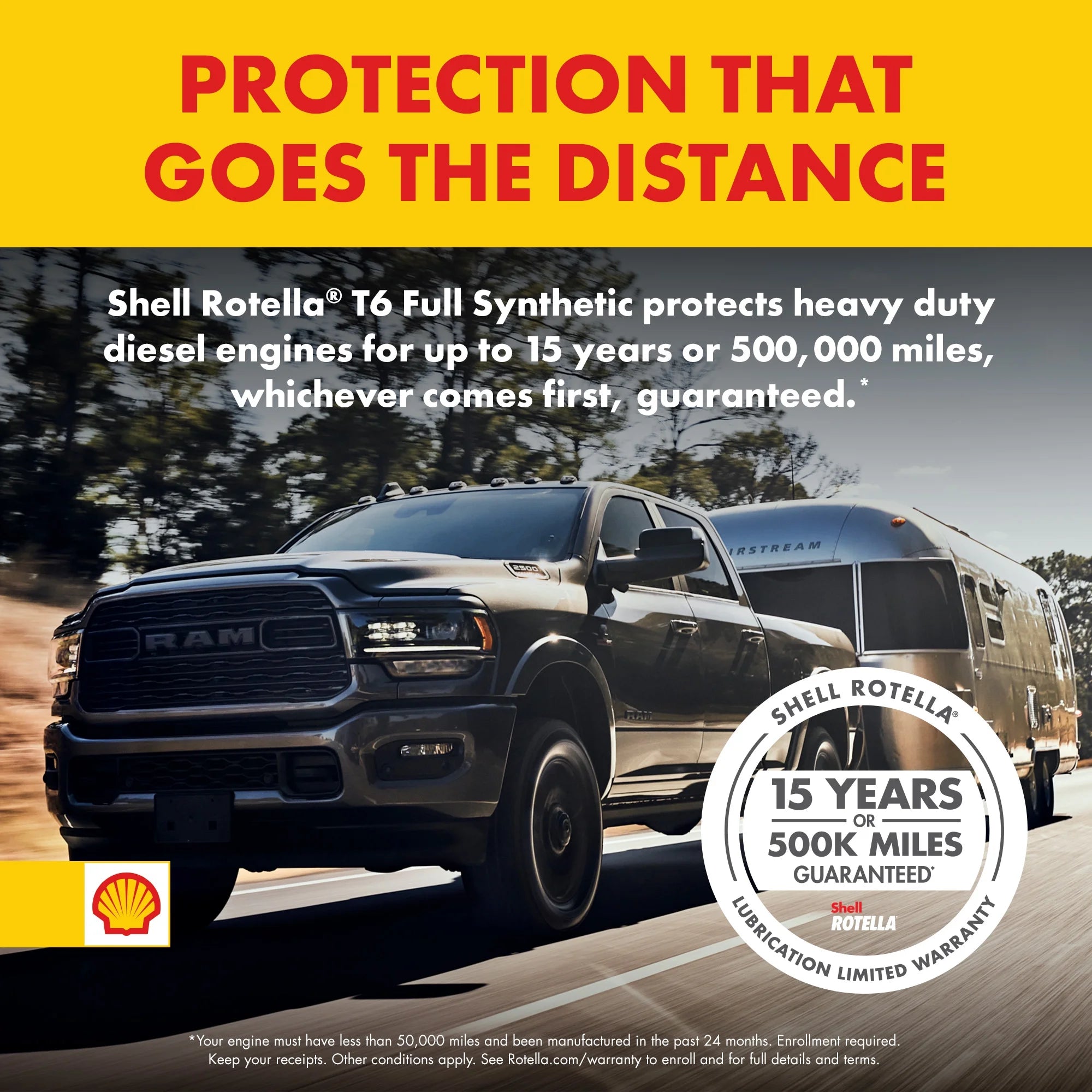 Shell Rotella T6 Full Synthetic 15W-40 Diesel Engine Oil 1 Gallon O565