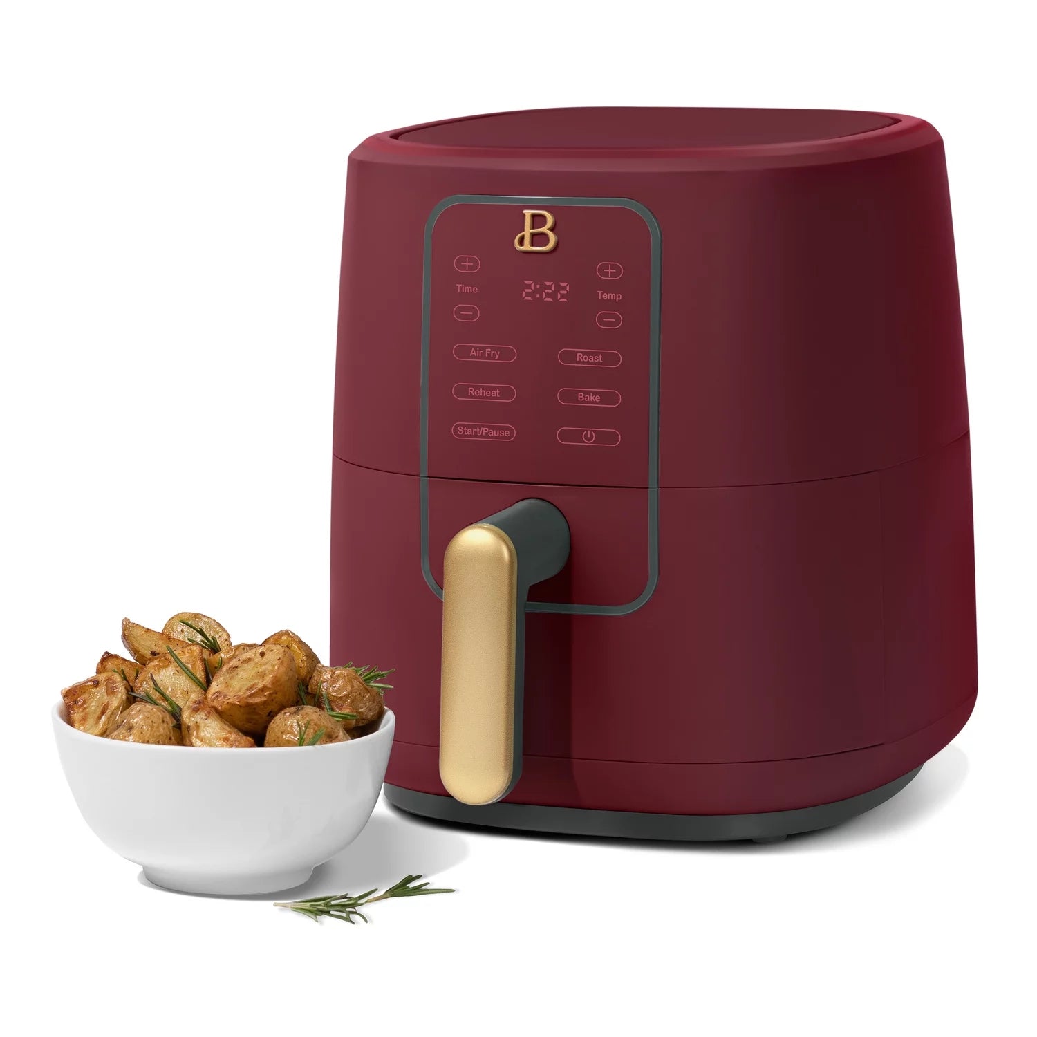Beautiful 3 Qt Air Fryer with TurboCrisp Technology, White Icing by Drew Barrymore Q37808