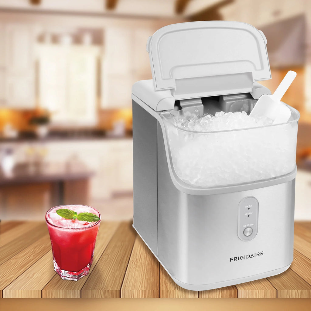 Frigidaire 33 Lbs. Nugget Ice Maker - Black Stainless Steel W875