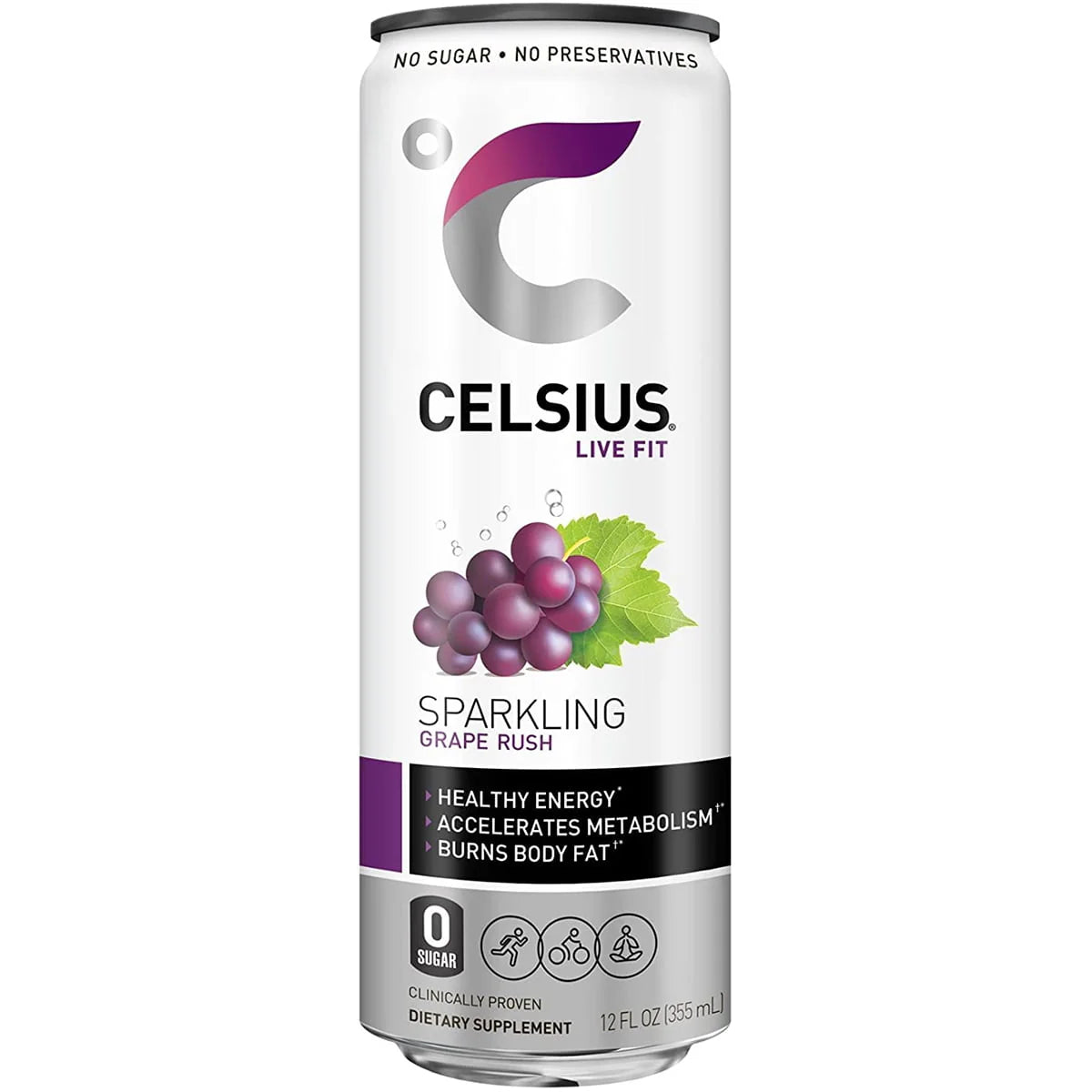 CELSIUS Sparkling Space Variety Pack, Functional Energy Drink, 12 fl oz, 12-Pack T823
