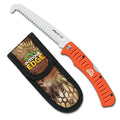 Outdoor Edge Flip N' Zip Saw 4.5" Folding Hunting Saw with Nylon Sheath F4522
