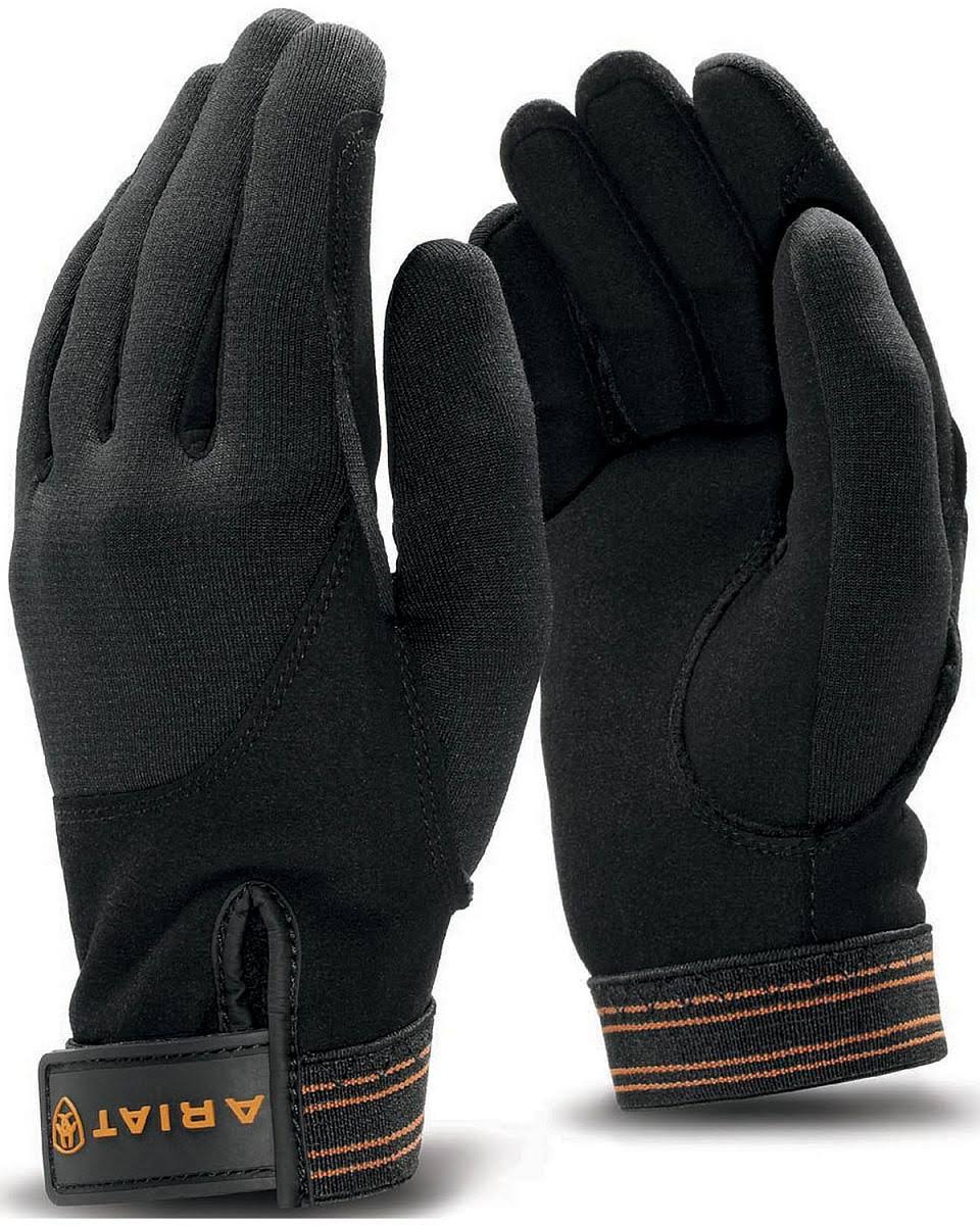 Ariat Insulated Tek Grip Black Gloves - Megean