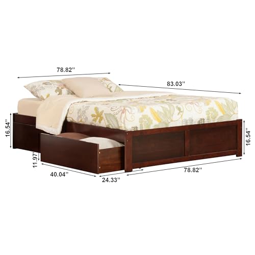 AFI Concord Platform Bed with Storage Drawers J78151