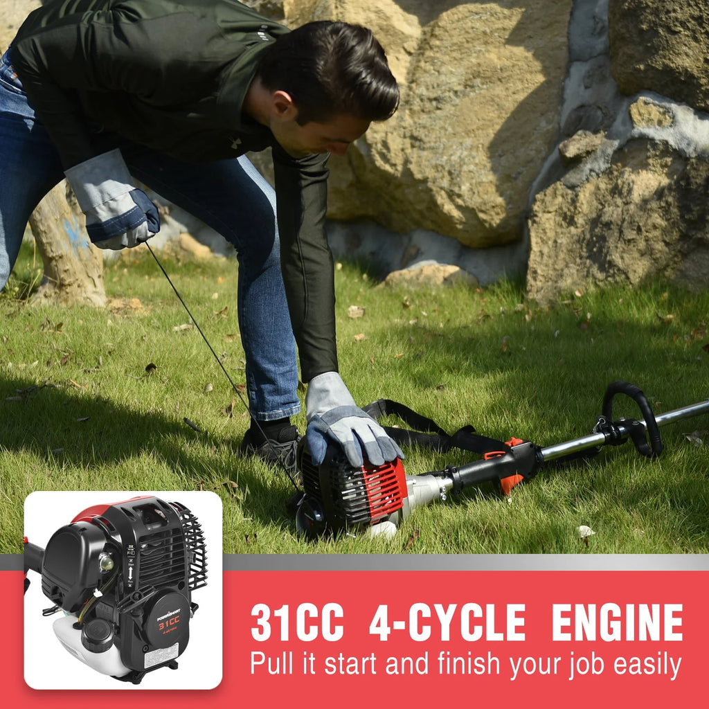 PowerSmart 31cc 15lb Straight Shaft Gas String Trimmer C218860