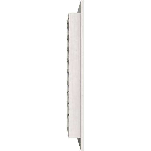 16 in W x 12 in H Vertical Gable Vent, Primed Western Red Cedar N90855