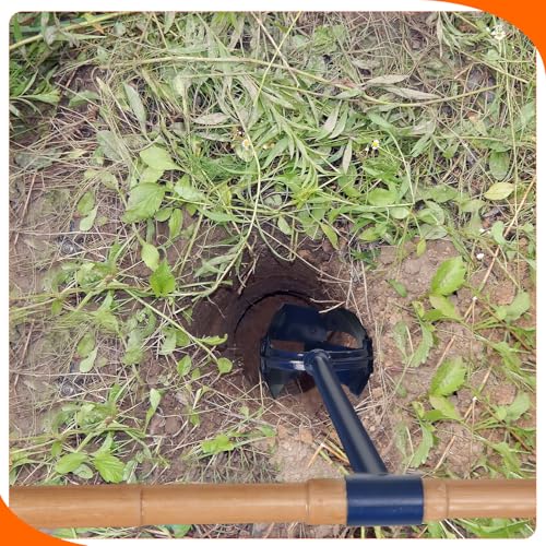 Hand Auger Post Hole Digger 6"x46" with Hardwood T Handle H957