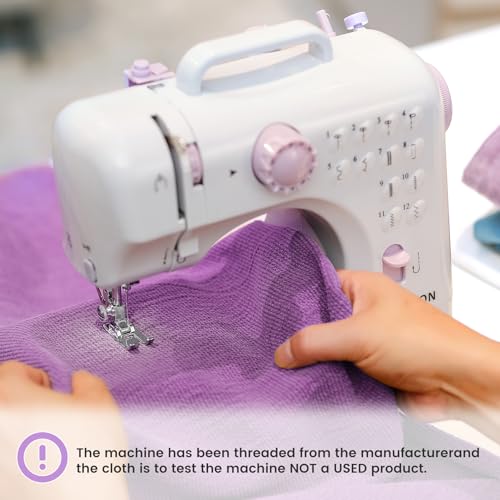 Mini Sewing Machine for Beginners with 12 Built-in Stitches I7172