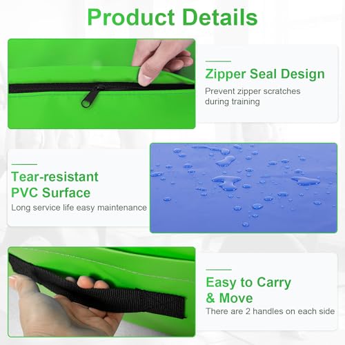 BestMassage Gymnastics Mat Folding Tumbling Mat with Handle G7001