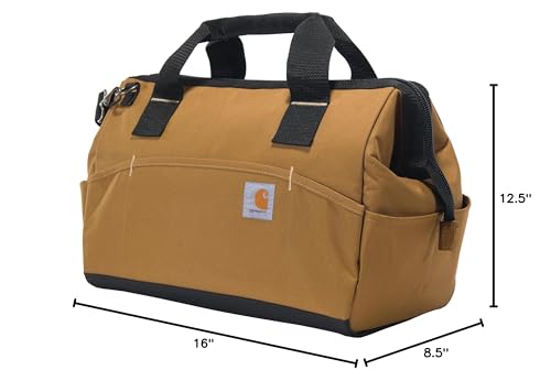 Carhartt Onsite Tool Bag, 13-Inch 15 Pocket, Water-Resistant X3174