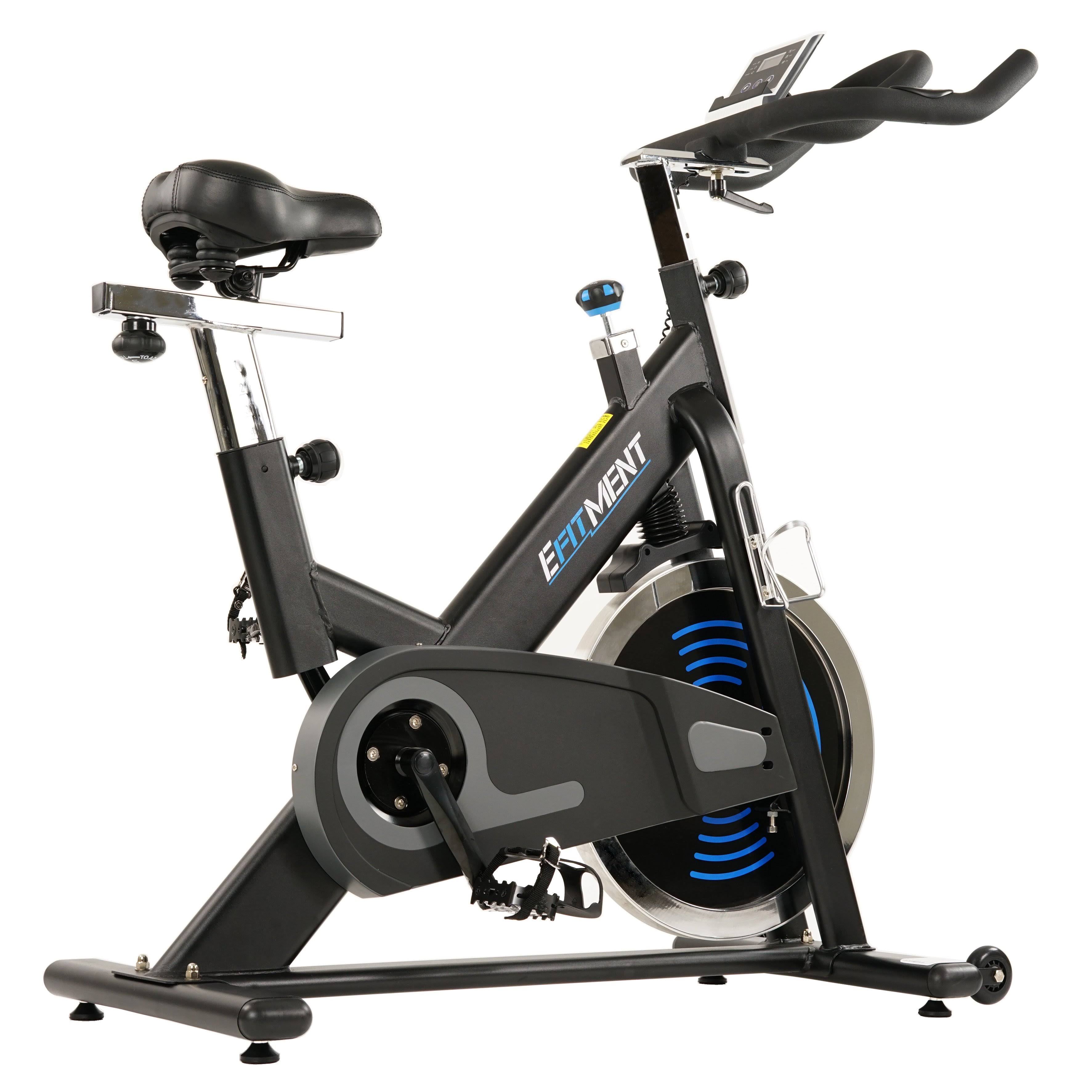 EFITMENT Indoor Cycle Bike with 40 lb Flywheel and LCD Monitor W63252