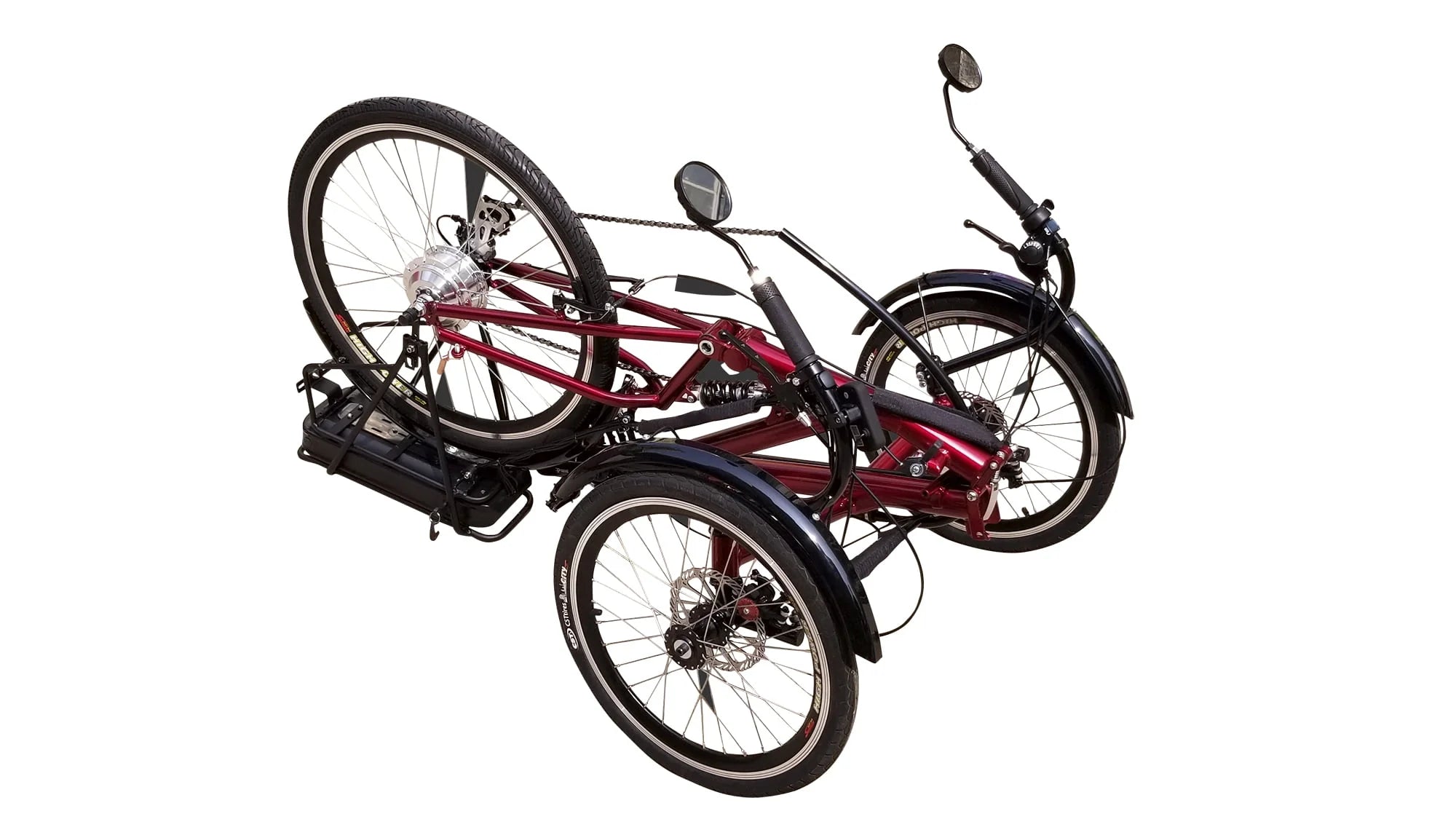 ERT-36 Folding Electric Recumbent Tricycle for Adults H208