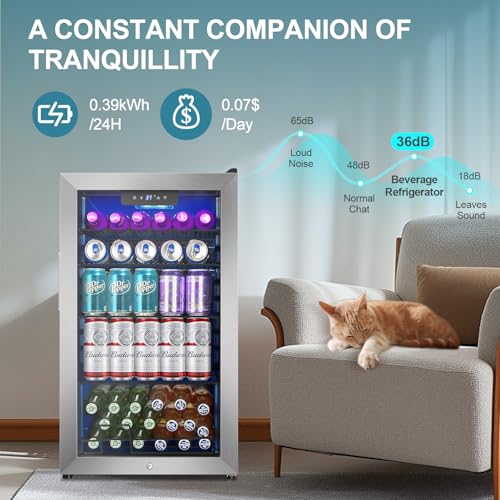 Electric Humidor Cabinet 35L with Digital LED Screen and Humidity Control C6096