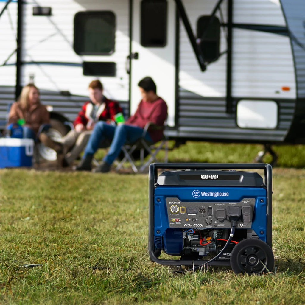 Westinghouse 6600 Peak Watt Gas Powered Portable Generator with Remote Electric Start Q913