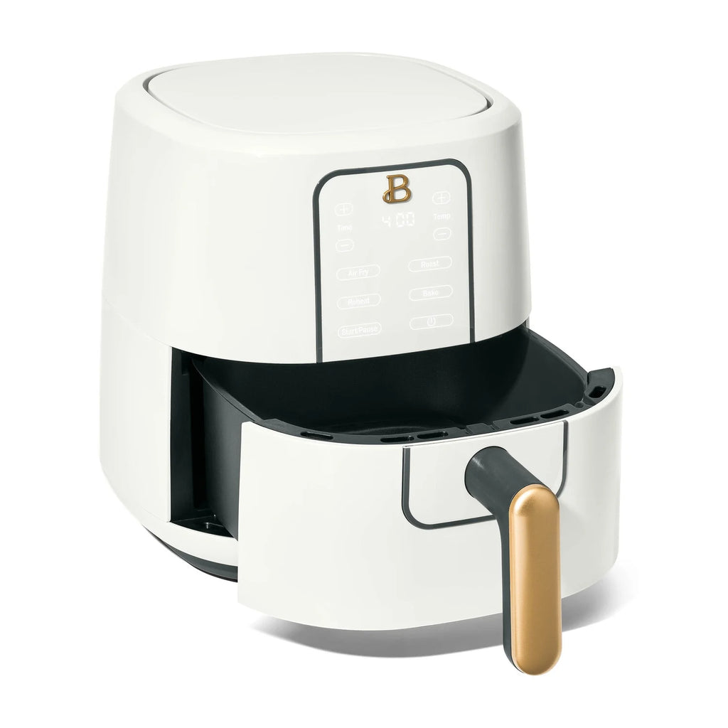 Beautiful 3 Qt Air Fryer with TurboCrisp Technology, White Icing by Drew Barrymore Q37808