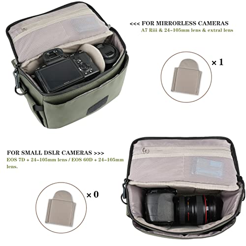 Besnfoto Camera Bag Small DSLR Shoulder Bag Waterproof Crossbody W879210