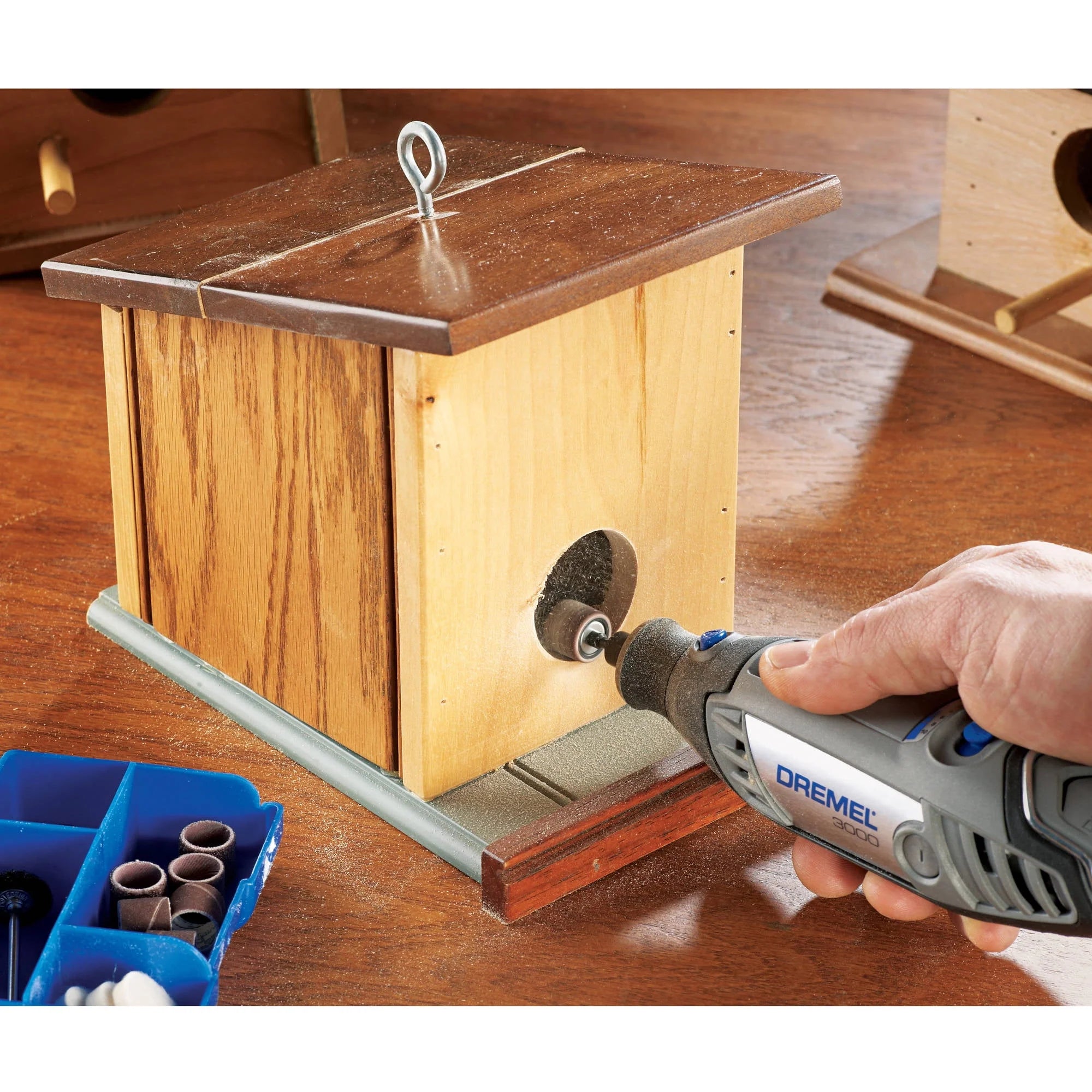 Dremel 3000-N/18 Variable Speed Rotary Tool with EZ Twist Nose Cap, 18 Accessories R231580