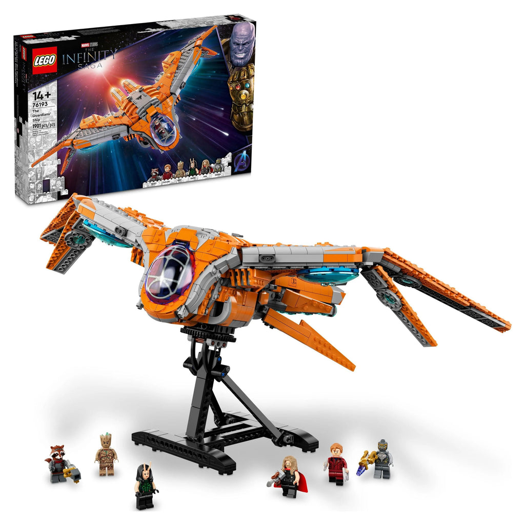 LEGO Marvel The Guardians' Ship 76193 Building Toy - Large Avengers Spaceship Model