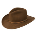 Stetson Snowden Crushable Wool Felt Outback Earflap Hat: Size: S Black - Megean