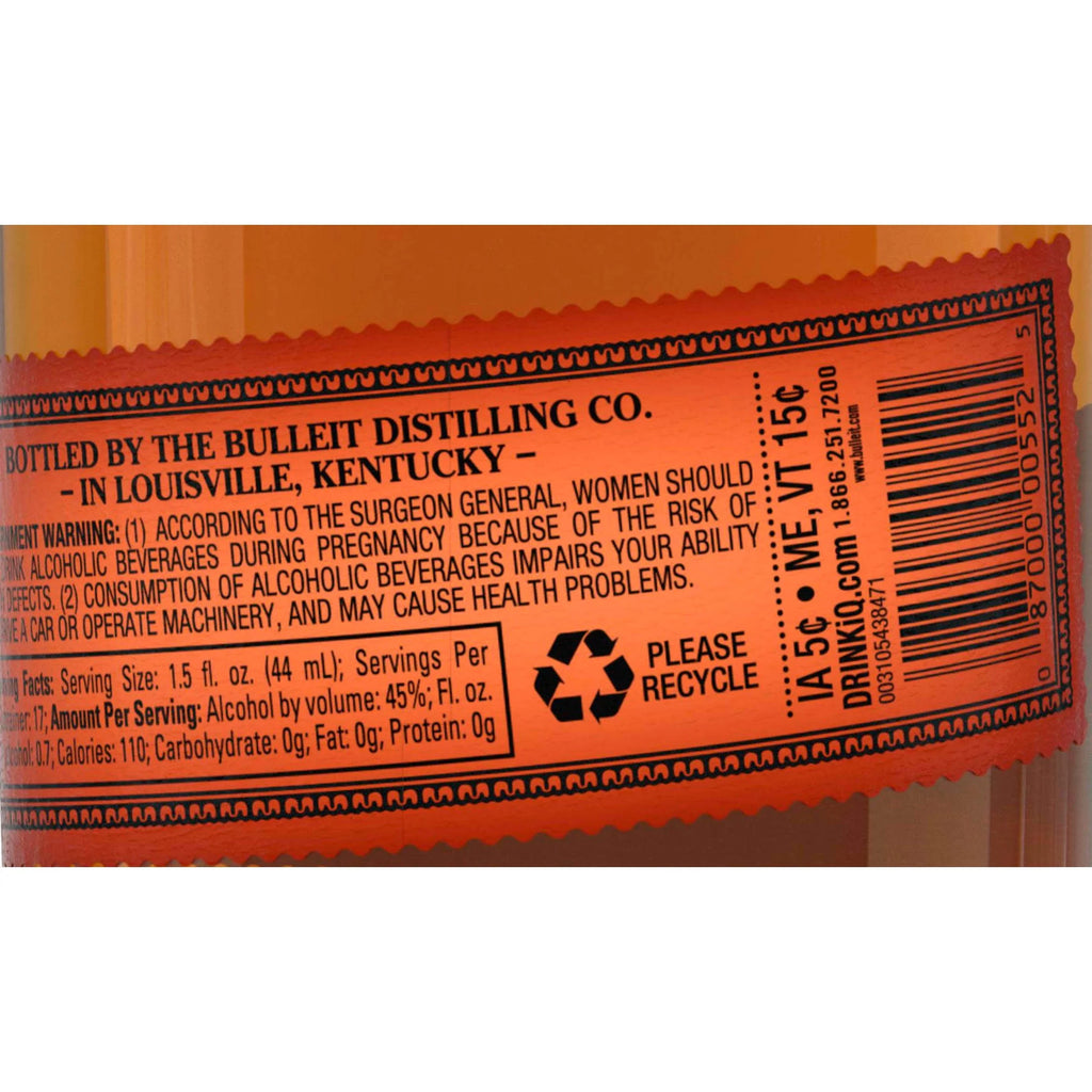 Bulleit Bourbon Whiskey 750 mL Q5010