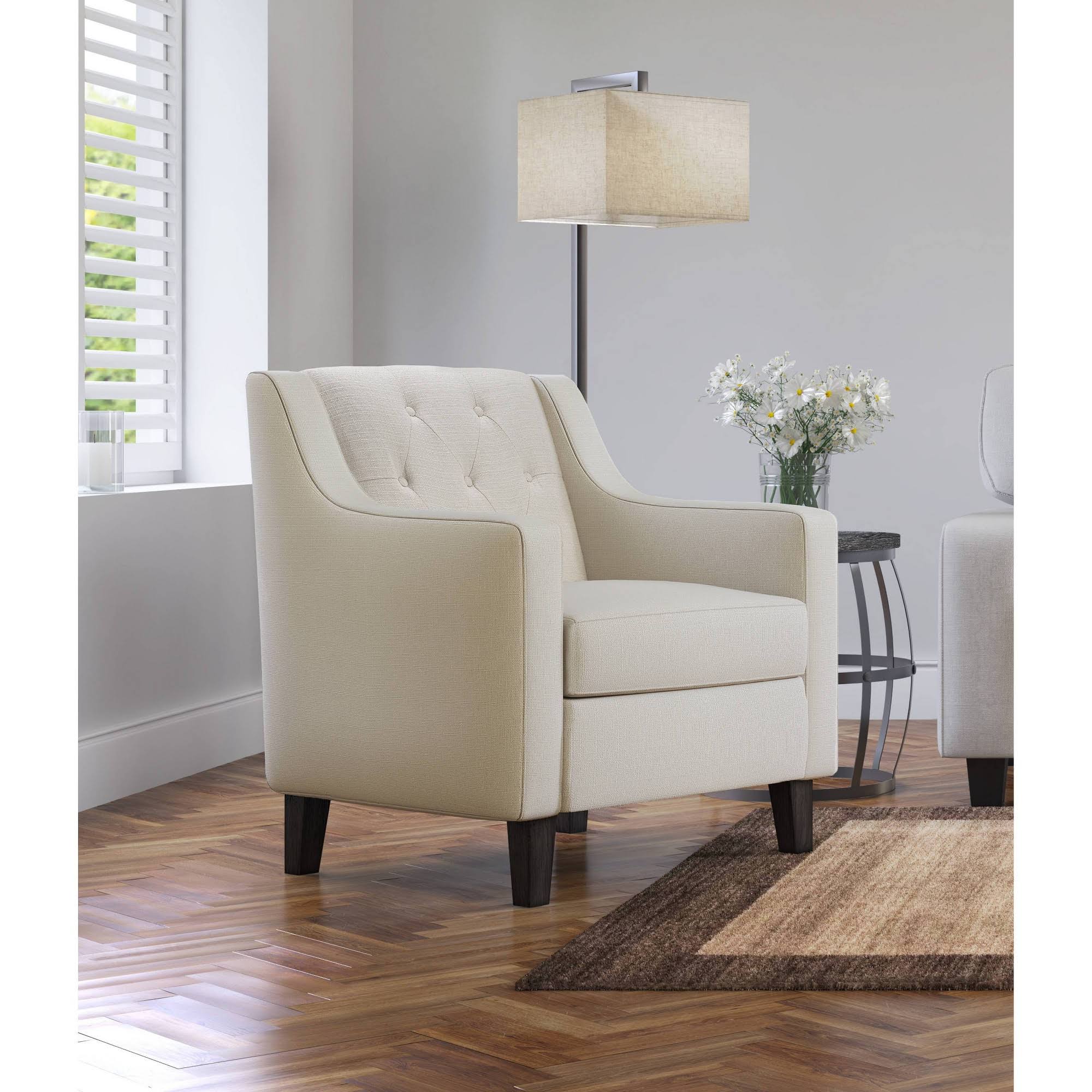 Serta Nina Tufted Accent Chair Cream P53401