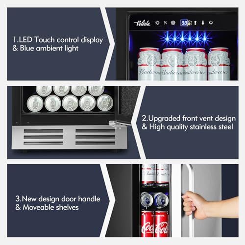 Electric Humidor Cabinet 35L with Digital LED Screen and Humidity Control C6096
