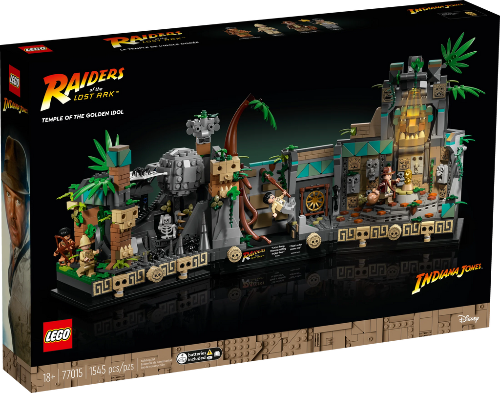 LEGO Indiana Jones Temple of the Golden Idol 77015 Building Set for Adults X75221