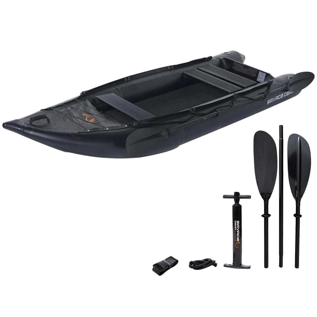 2 Person Inflatable Fishing Kayak with Pump, Paddle, and Repair Kit L2296